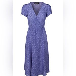 The Teal Purple Haze Wrap dress Size XS